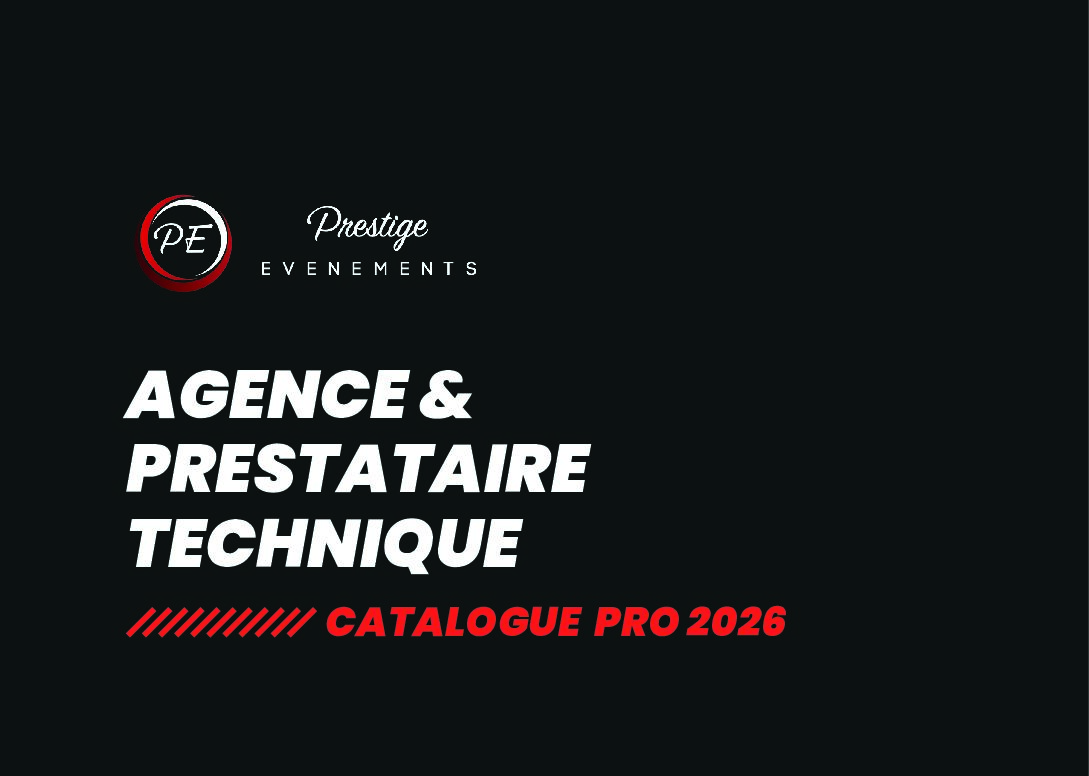 catalogue pro prestige evenements